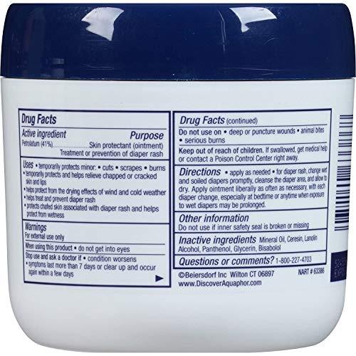 BEIERSDORF INC Aquaphor Baby Healing Ointment, Advanced Therapy, 14 Ounces (396 g)
