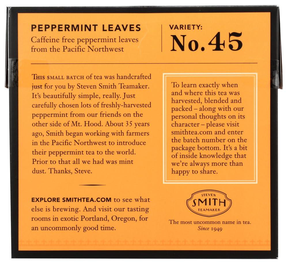 STEVEN SMITH TEAMAKER SMITH TEAMAKER TEA,HERBAL,PEPPERMINT, 15 BAG