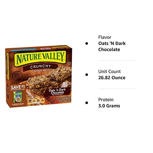 Nature Valley Nature Valley Crunchy Granola Bars Oats 'N Dark Chocolate 1.49 Oz. Pk Of 3.