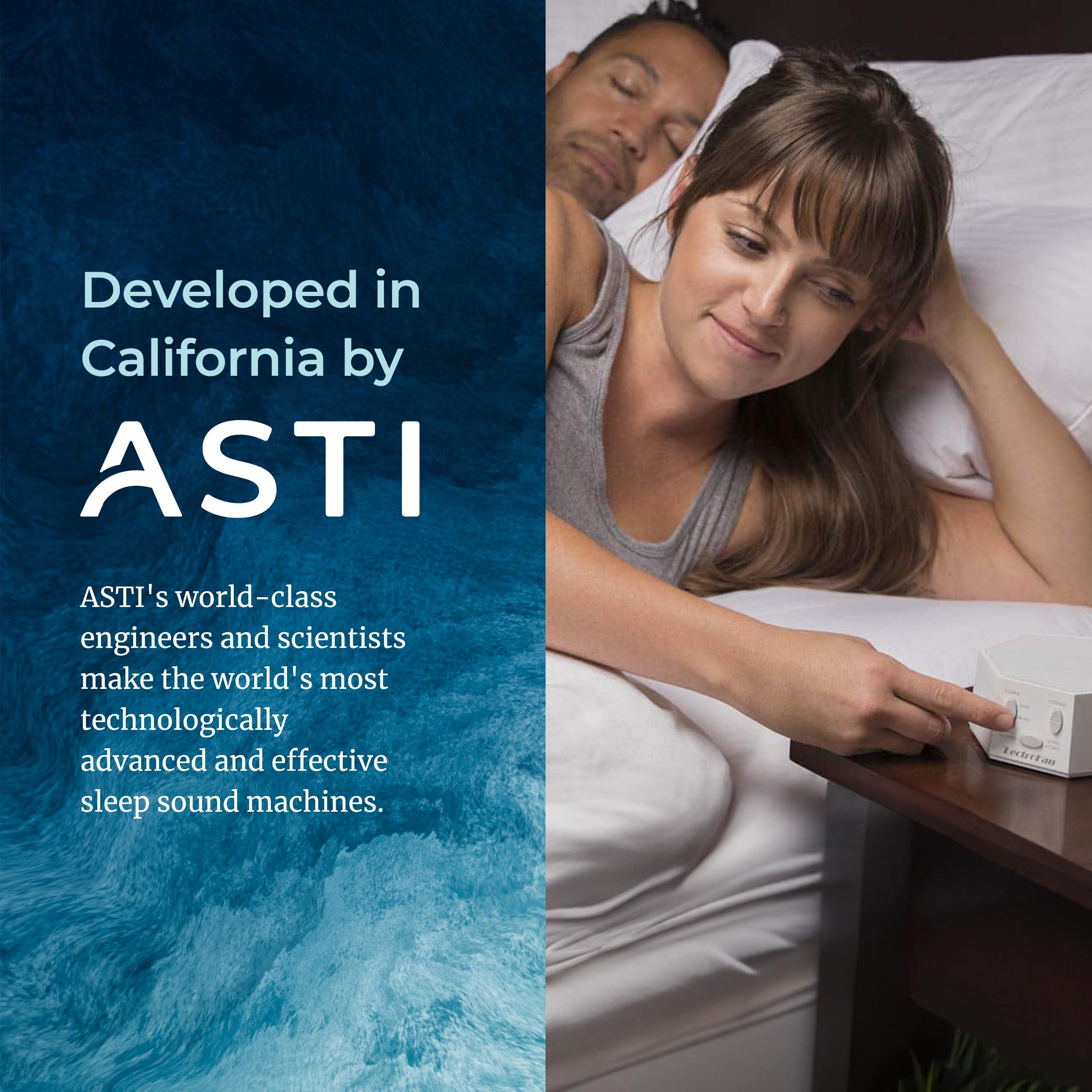 Adaptive Sound Technologies Adaptive Sound Technologies LectroFan Classic White Noise Machine - Compact Sleep Sound Machine for Bedroom, Travel, Study & More - 20 Non-Looping Fan & White Noise Variations - White