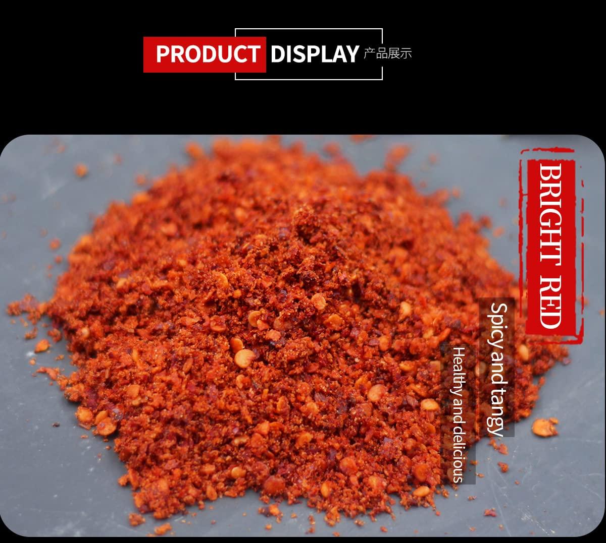 BAILINHOU Chinese Sichuan red Chili Powder 5.51 Pound / 2500g (first grade medium coarseness), Original imported of Szechuan, china