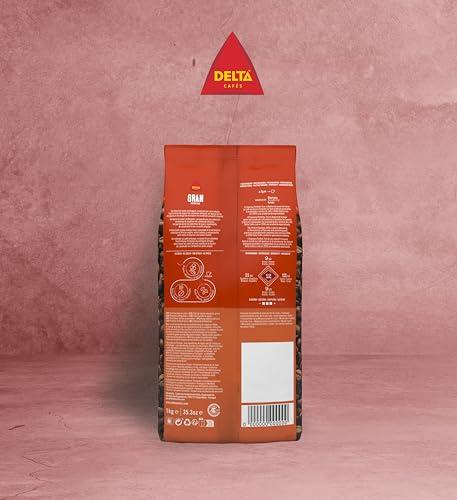 Delta Cafes Delta Cafs Gran Espresso Whole Bean Coffee, Portugal Coffee, Naturally Roasted Coffee Beans, Intense Coffee with Crema, 2.2lb