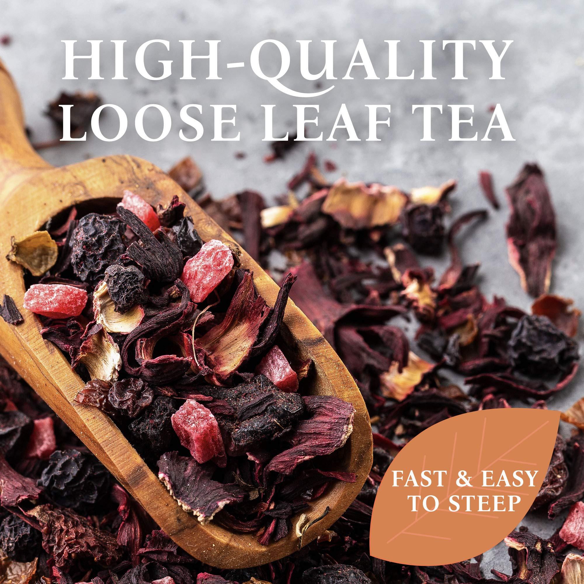 TerraVita Raspberry Pu-erh Tea (25 tea bags, ZIN: 530902) - 3 Pack