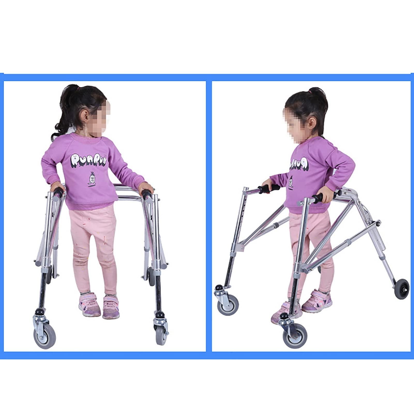 IOCCIOBB Walkers for walker Children with Cerebral Palsy, Three sizes to choose from, Mobile Walker, Rollators 4 wheel seat Disabled Assistive Equipment rollator Walker, Durable Mobility Aid ( Color : Onecolor