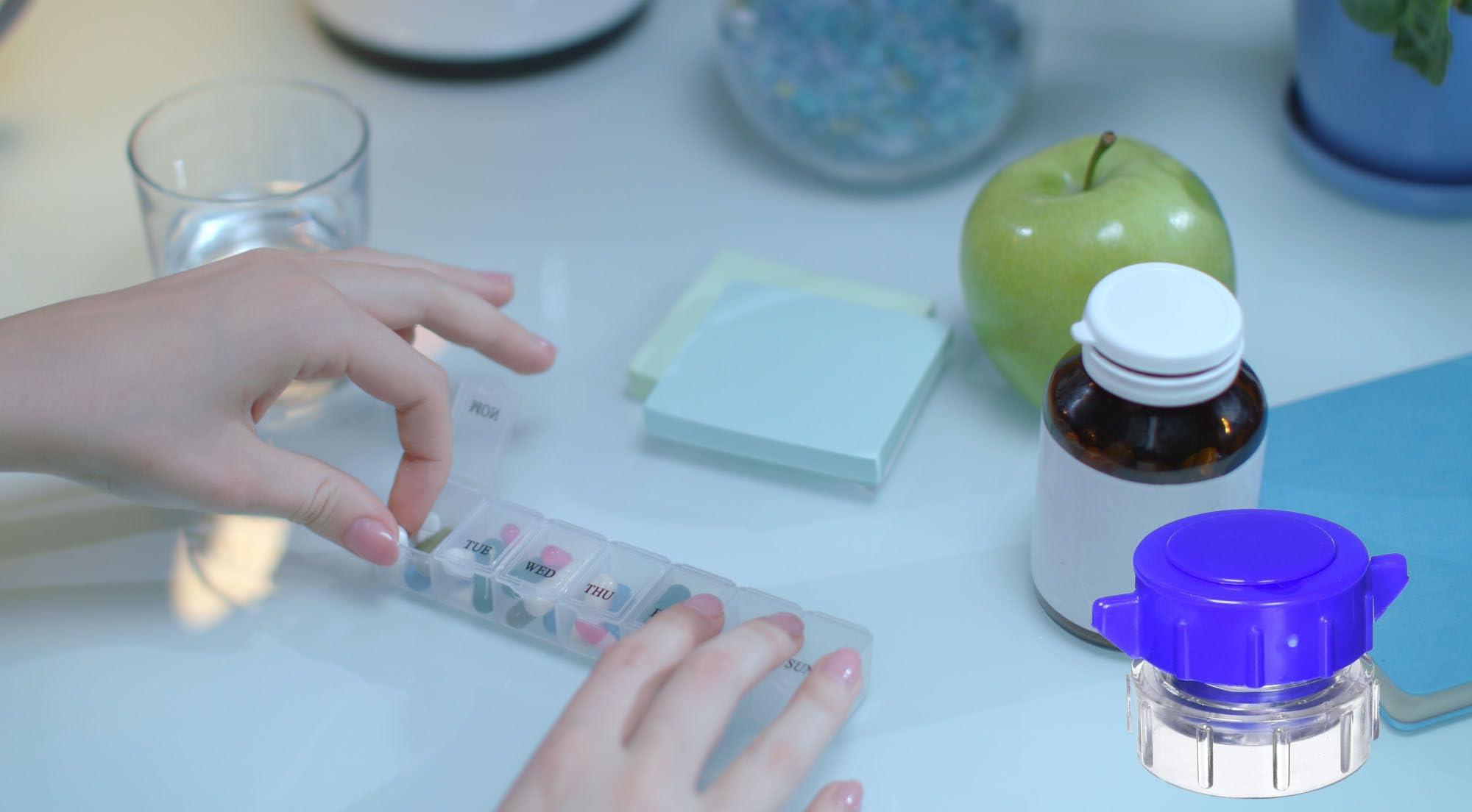 Easy Glide Global Medical Easy Grind Pill Crusher Efficient Medication and Vitamin Grinder for Easier Consumption - 1 Unit