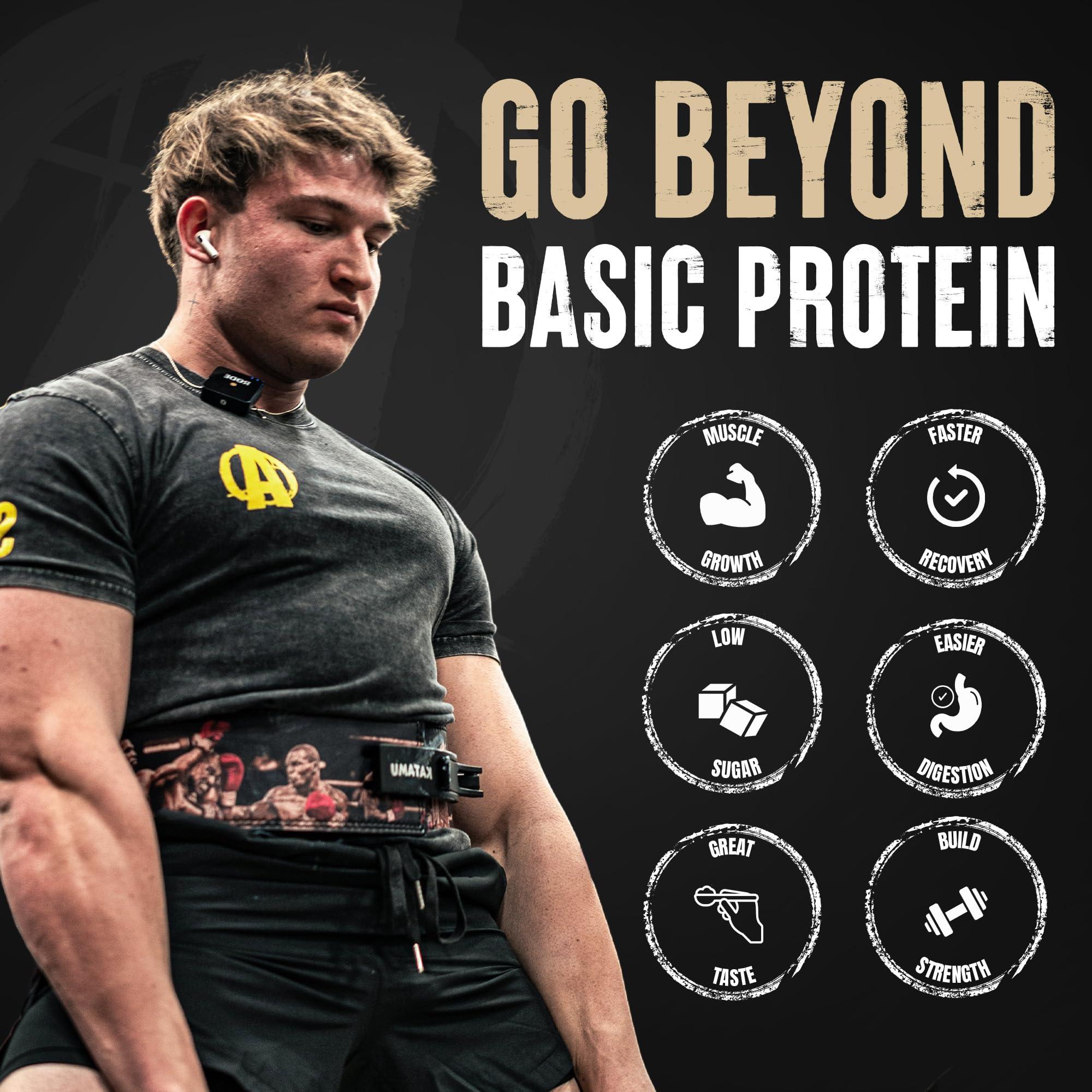 Animal Animal Whey Isolate Protein Powder - Loaded for Pre & Post Workout Muscle Builder and Recovery with Digestive Enzymes for Men & Women - 25g Protein, Great Taste, Low Sugar - Brownie Batter 4 lbs