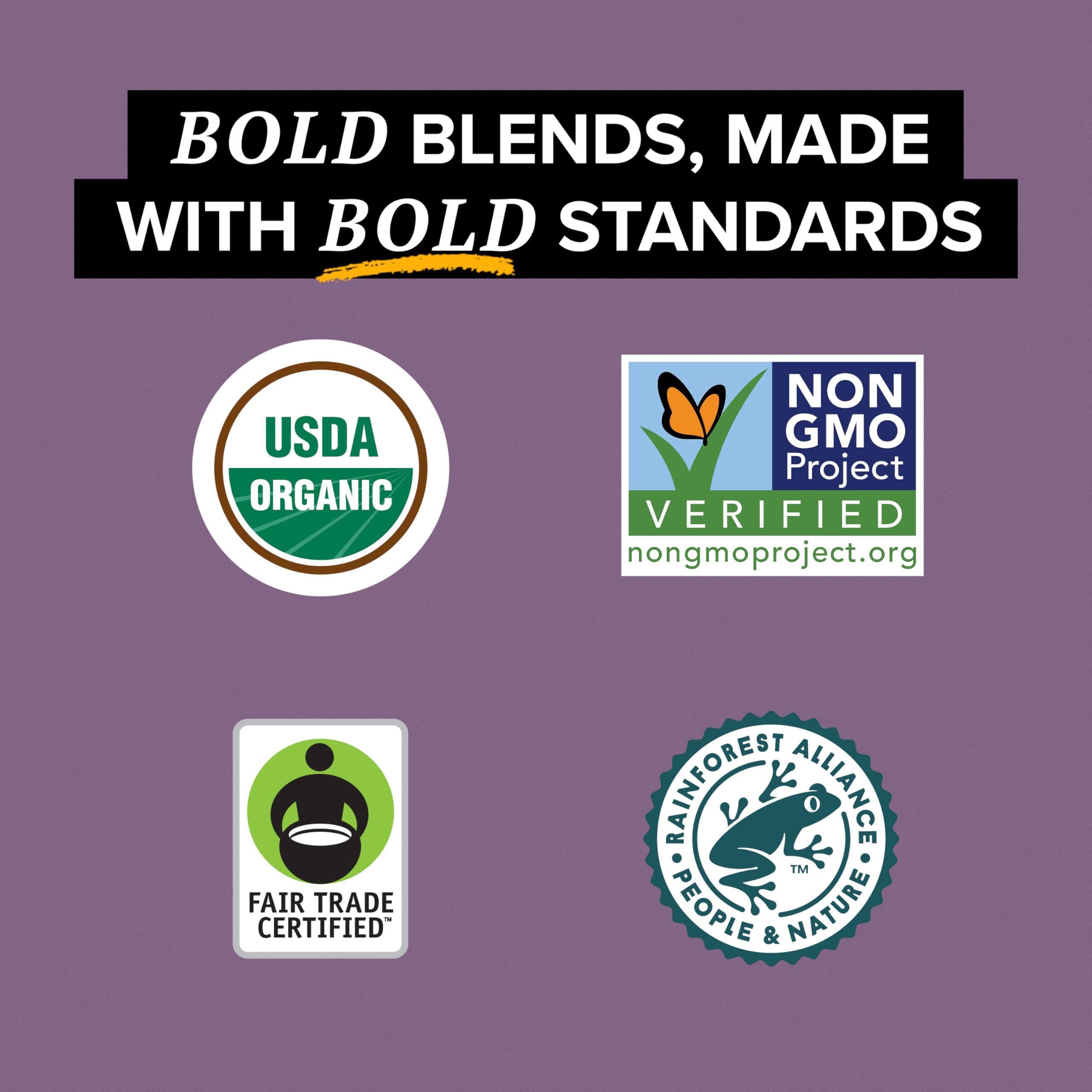 TAZO TAZO Organic Earl Grey Tea Bags, Smooth and Caffeinated, 96 Total Tea Bags (16ct - Pack of 6)\"