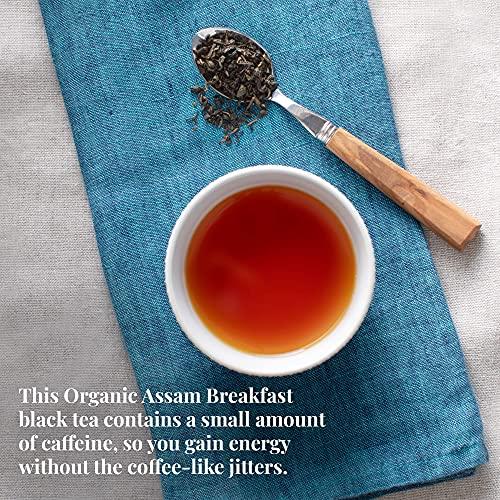 The Republic of Tea The Republic of Tea Organic Assam Breakfast Black Full-Leaf Loose Tea | 1 lb Bag | Steeps 200 Cups