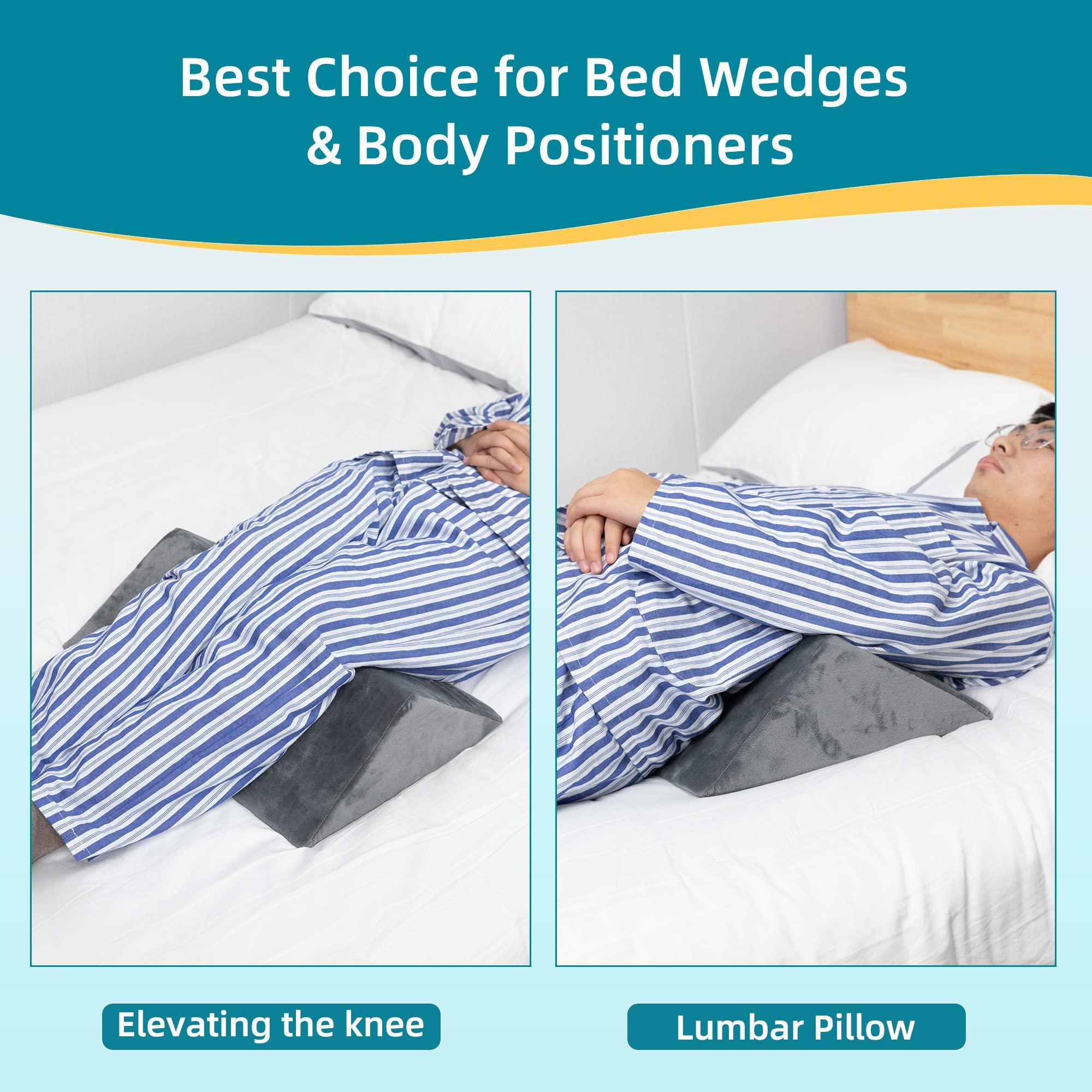 Fanwer Fanwer Bed Wedges & Body Positioners for Elderly (3 in 1),40 Degree Triangle Wedges for Bed Positioning,Triangle Pillow for After Surgery, Wedges for Bedsores,Wedge Pillow for Positioning