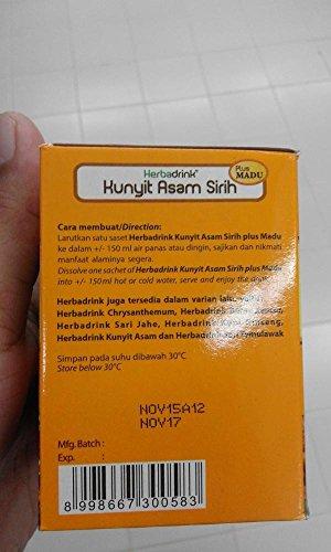 Herbadrink Herbadrink Kunyit Asam Sirih plus Madu, 1 Pack (5 sachet @25gr)