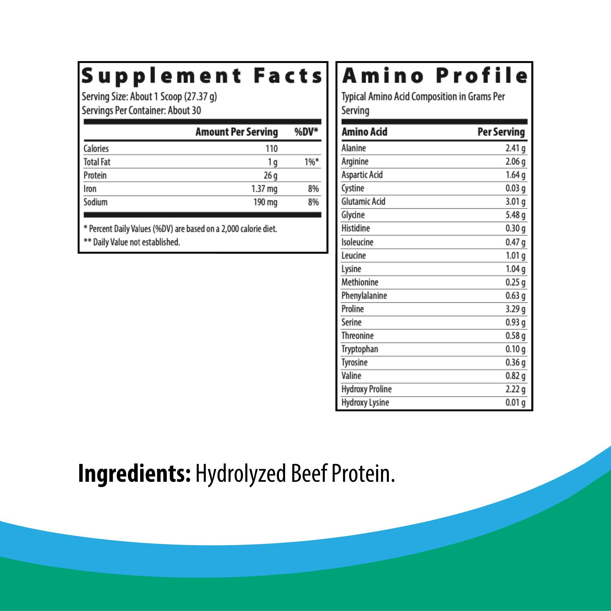 Rootcology Rootcology by Dr. Izabella Wentz | AI Paleo Protein | Unflavored Hydrolyzed Beef Protein Powder with 26g Beef Protein per Serving | 821.1g / 30 Servings