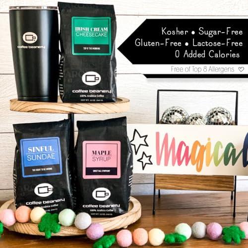 Coffee Beanery Sea Salt Caramel Coffee by Coffee Beanery | 12oz Flavored Coffee Ground Medium Roast Coffee| 100% Specialty Arabica Coffee Ground | Gourmet Coffee | Flavored Ground Coffee Medium Roast