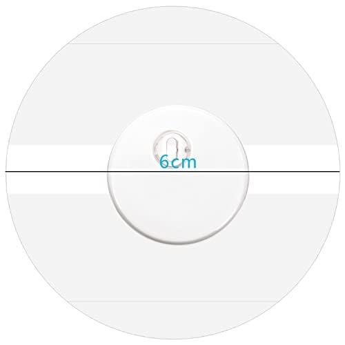GTAGKOMMEN Sensor Covers for Libre 3, Waterproof-40 Pack Freestyle Adhesive Patches, Transparent Precut CGM Overpatch Tape Lasting to 14 Days Protect Your Sensor, Without Hole & No Glue On The Center -GTAGKOMMEN