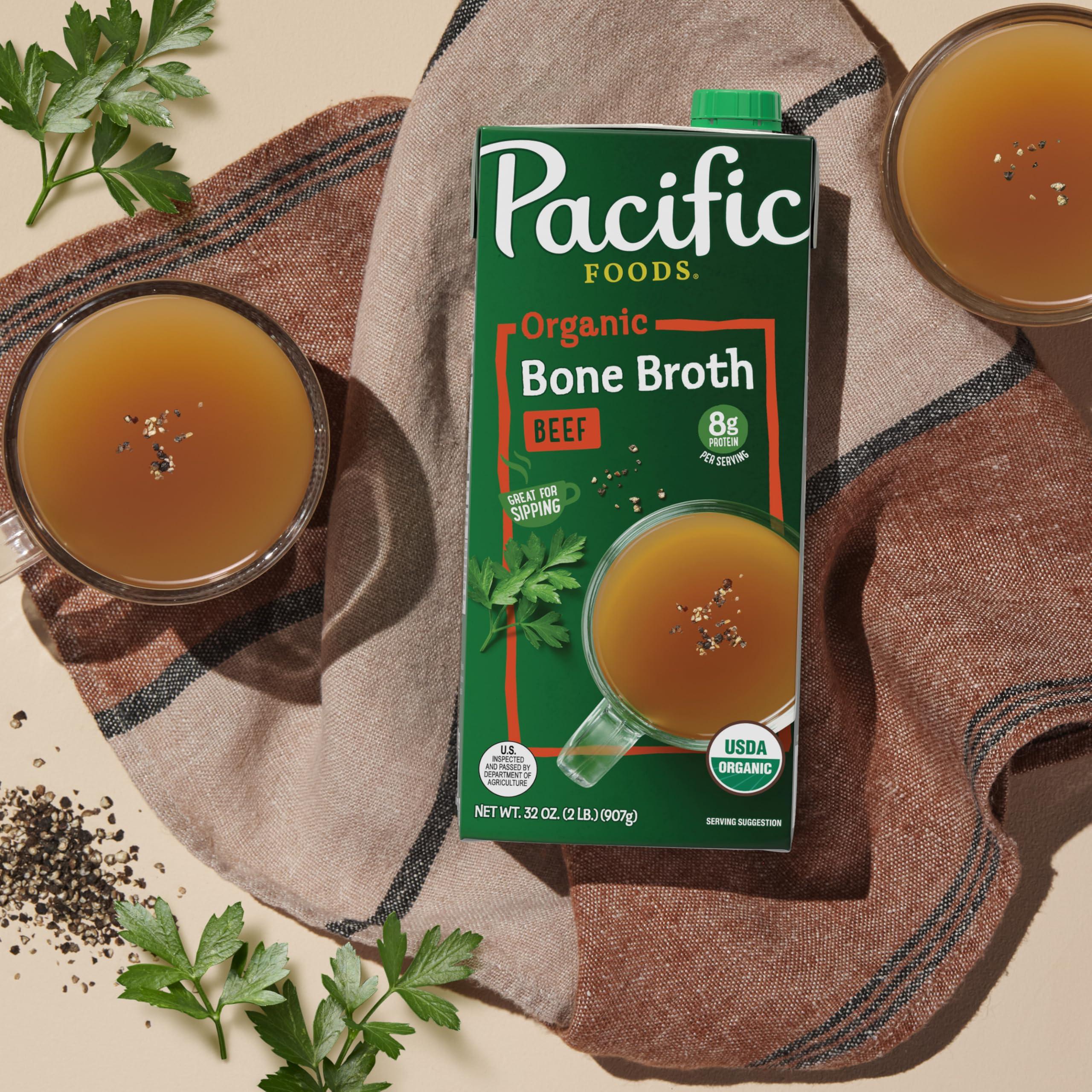 Pacific Foods Pacific Foods Organic Beef Bone Broth, 32 oz Carton