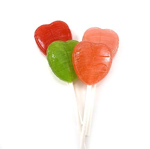 SUNNY ISLAND JOLLY RANCHER Hard Candy Heart Shaped Lollipops, Original Flavors Assortment, 2 Pound Bag