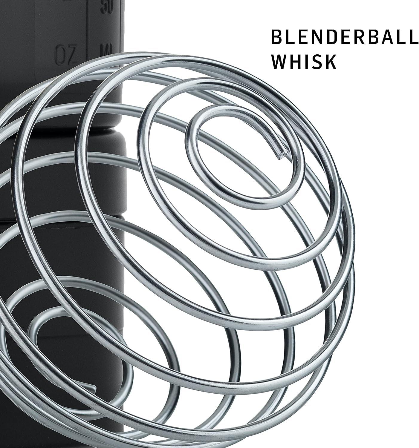 Blender Bottle BlenderBottle Shaker Bottle with Pill Organizer and Storage for Protein Powder, Classic V2 ProStak System, 22-Ounce, Blue