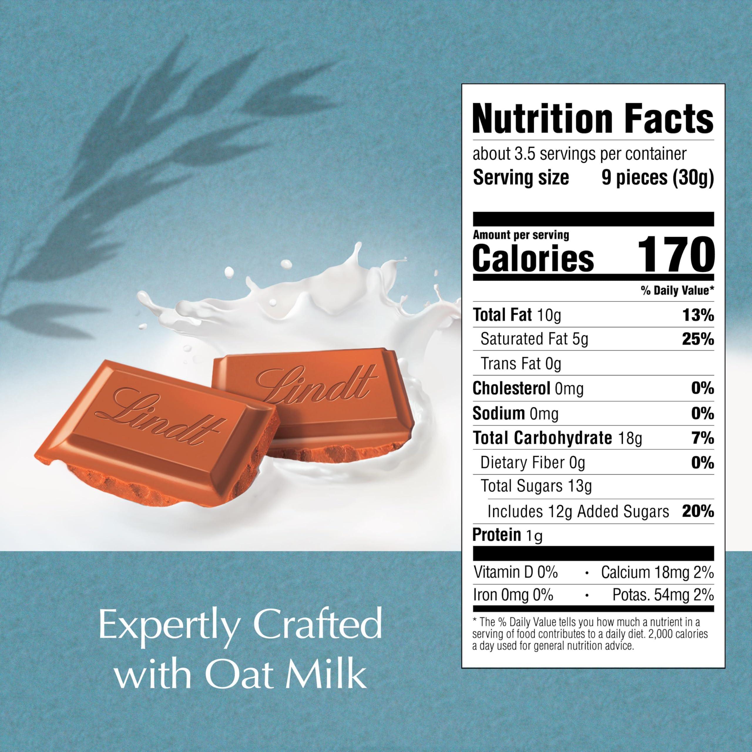 Lindt Lindt CLASSIC RECIPE OAT MILK Plain Chocolate Bar, 3.5 oz.