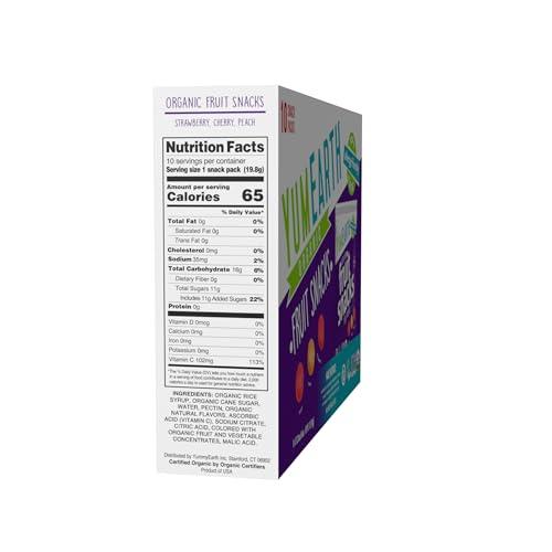 YumEarth YumEarth Organic Fruit Snacks Box, 0.7 Ounce (Pack of 10)