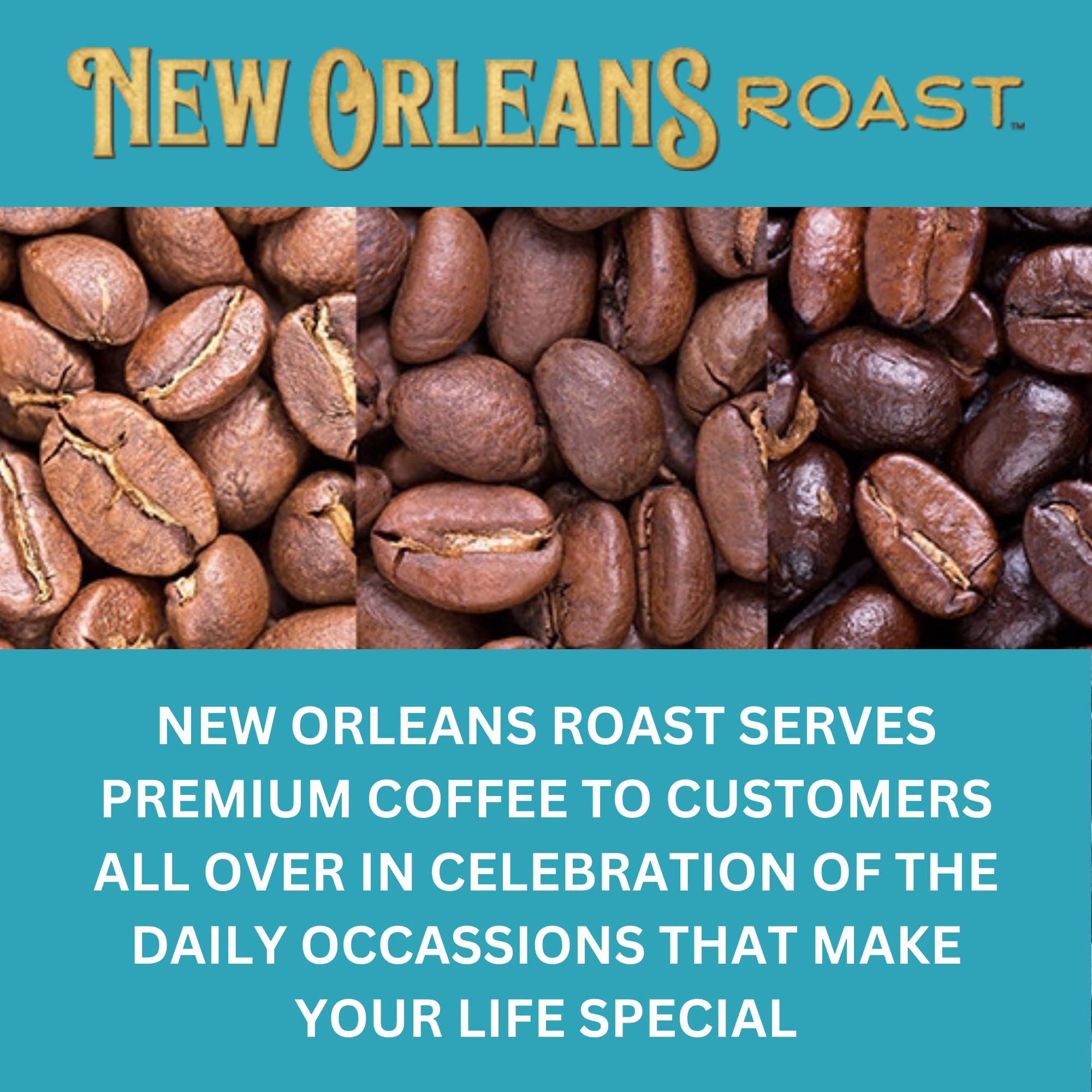 New Orleans Roast New Orleans Roast 100% Pure French Chicory - 12oz (Pack of 6) - Coffee Alternative, Acid Free, Caffeine Free, Dark Roast, Brew Just Like Coffee, Blend Chicory Root with Coffee, Coffee Substitute, Keto (New Resealable Bag)