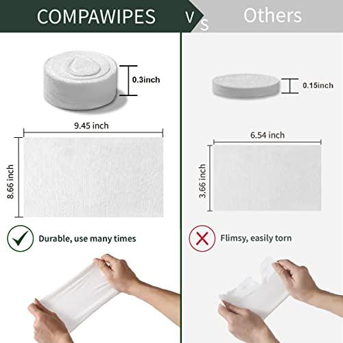 UNKENBO Toilet Paper Tablets Compressed Towels - Reusable Toilet Wipes Camping Toilet Paper Travel Wipes Coin Tissues Survival Toilet Paper (500)