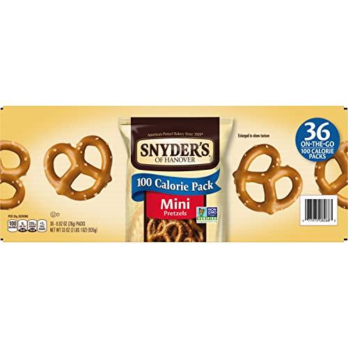 Snyder's of Hanover Snyder's of Hanover Mini Pretzels, 100 Calorie Individual Packs, 36 Ct