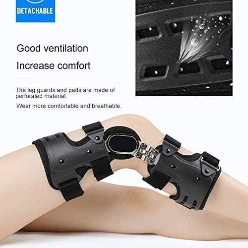 DIANYADIANPU Hinged Knee Brace Support for Protection Joint Injury Splint, Adjustable Support Knee Pads Brace Support Bone Orthosis Ligament Care Knee Brace Support Pain Hinged Brace Stabilizer Wrap Sprain Post-Op