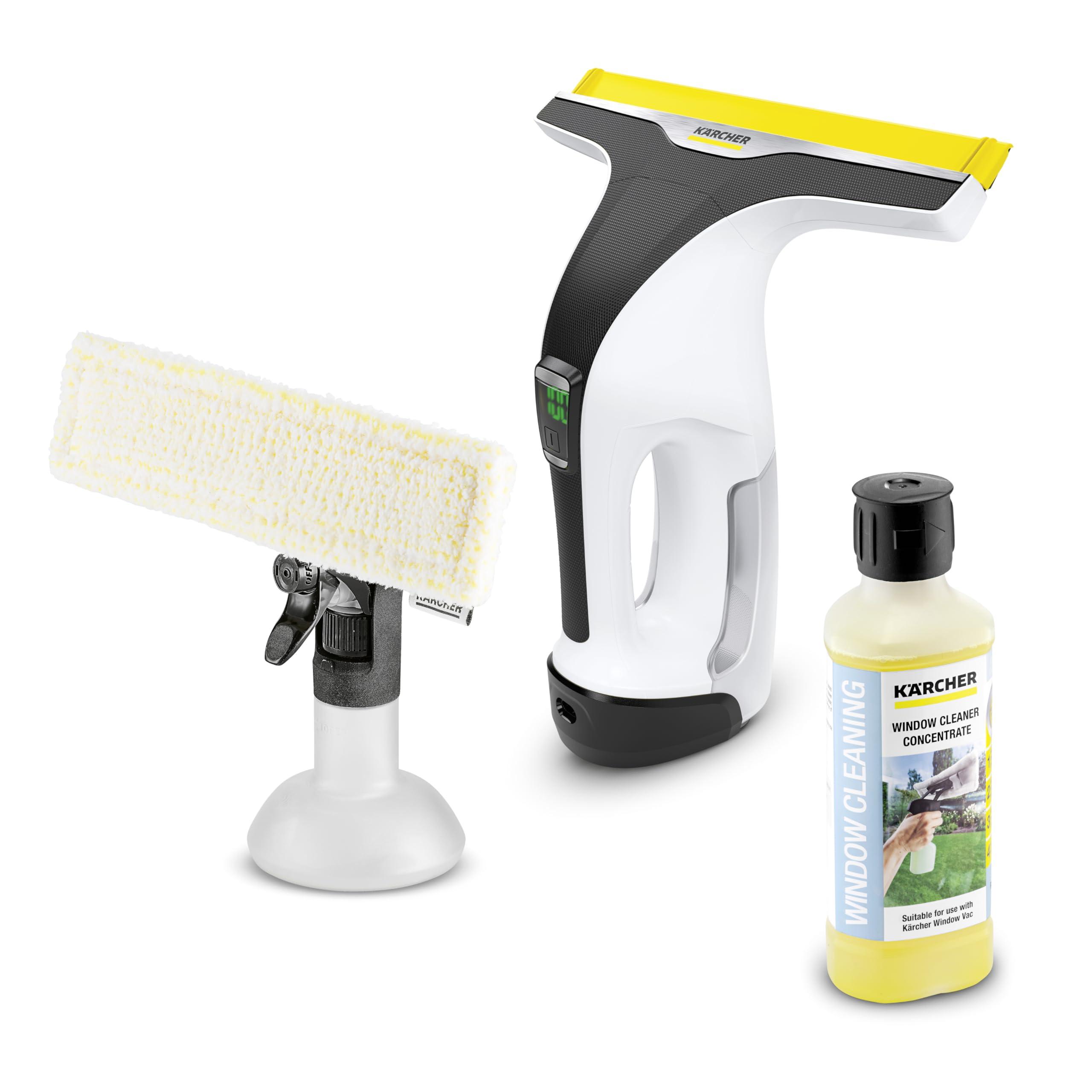 Karcher Krcher WV 6 Electric Window Vacuum Squeegee 11\" - Cleans Showers, Mirrors, Glass, and Countertops - Electric Squeegee