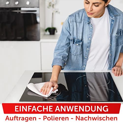 Nordicare Nordicare Stove Top Cleaner Glass Ceramic - Induction Cooktop Cleaner Polish And Protector For Everyday Use - No Scrubbing Pad Needed - Leaves Protective Film - Made In Denmark (16.9oz)