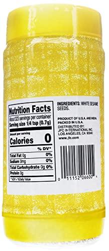 JFC JFC Sesame Seeds, White, 8-Ounce (Pack of 4)