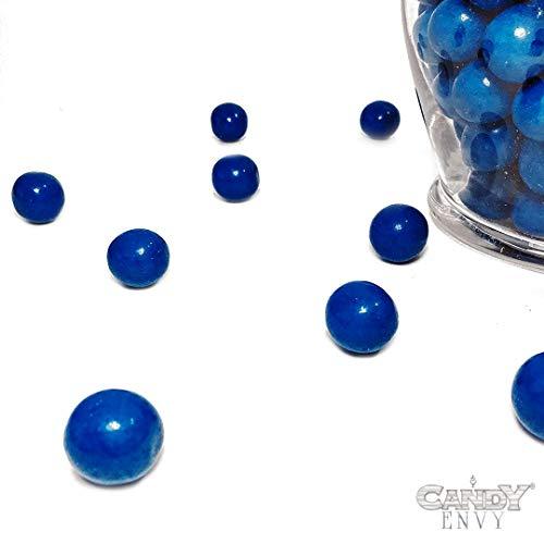 Candy Envy Large 1" Royal Blue Gumballs - 2 Pound Bag - Approximately 120 Gumballs Per Bag