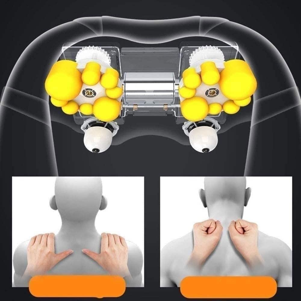 TOEWOE TOEWOE Neck and Back Massager, Neck Shoulder Massage with Heat, Shiatsu Back Massager, 3D Deep Tissue Kneading Massagers for Full Body Muscle Pain Relief