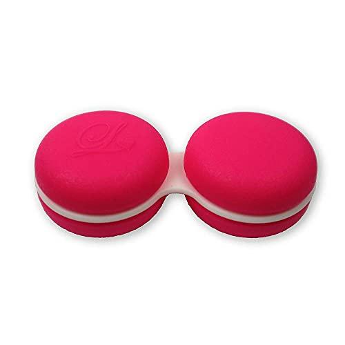 SPORTS WORLD VISION Sports Vision's 3 Pieces New Macaroon Dark Blue Contact Lens Storage/Soaking Case CE Marked