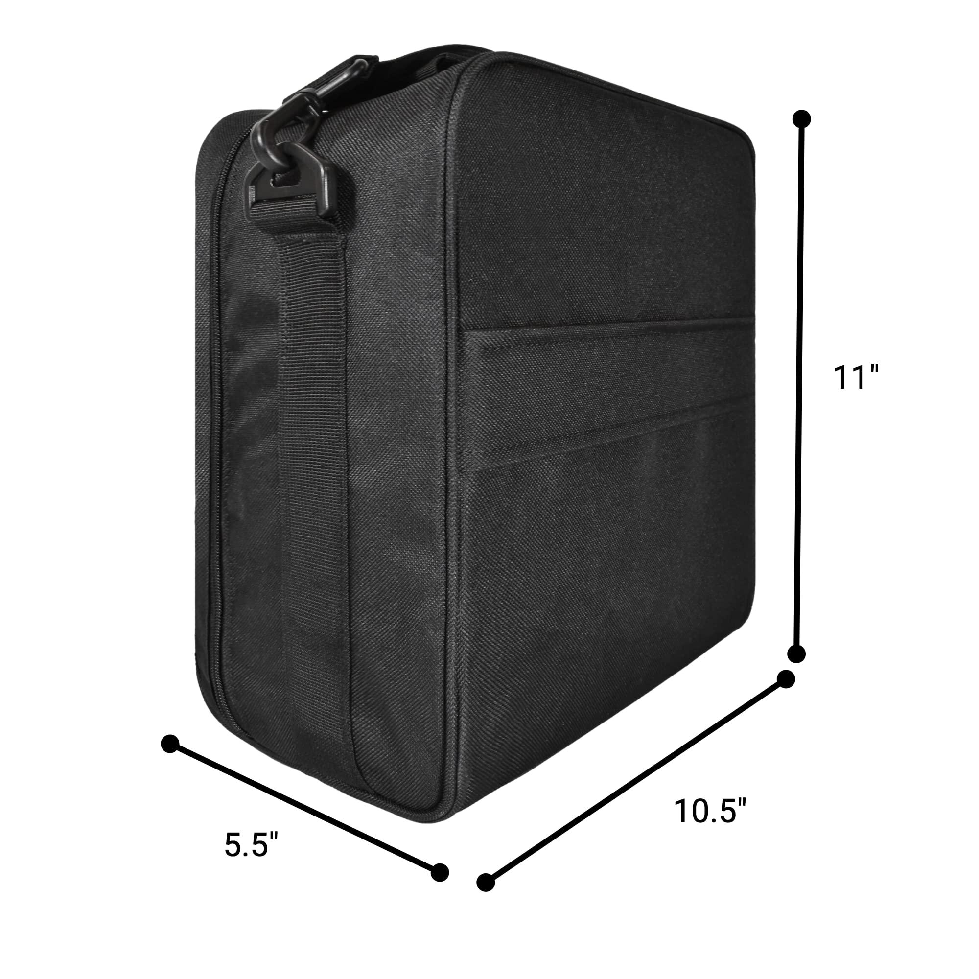 40Winkz 40Winkz USA CPAP Travel Bag, CPAP carry bag for various CPAPs compatible with, Airsense 10, Airsense 11, Dreamstation & more. Attaches to luggage & travel compliant (Black)