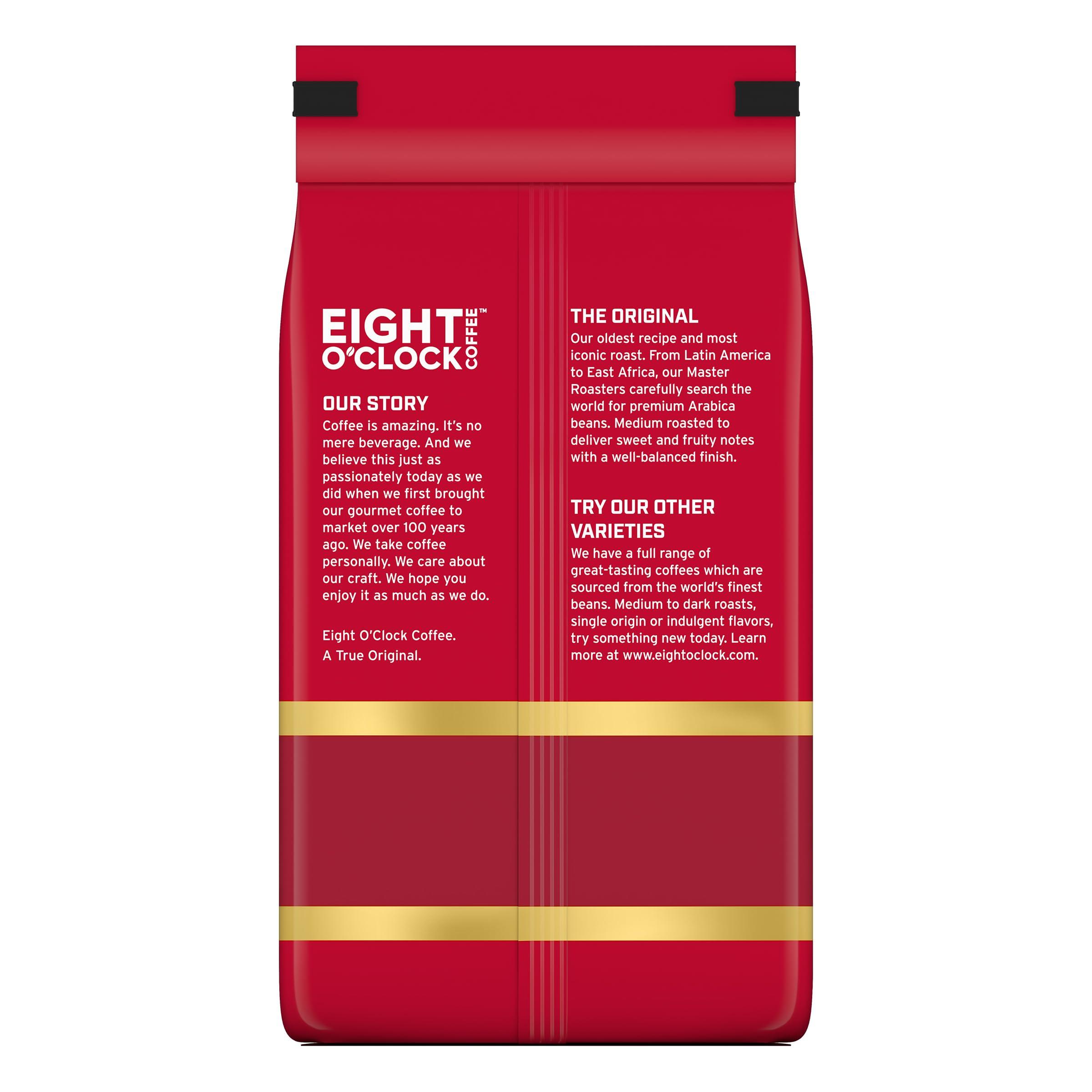 Eight O'Clock Coffee Eight O'Clock Coffee The Original, 21 Ounce, Medium Roast Ground Coffee 100% Arabica, Sweet, Fruity & Well Balanced