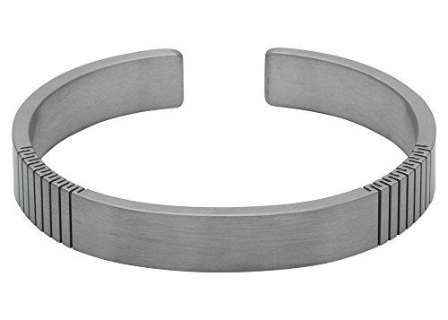 QRAY QRAY Q2 Pure Titanium 100% Pure Titanium Golf Athletic Bracelet Men Women C-Shaped Health Wellness Bracelet (Medium: 7"~7.75")