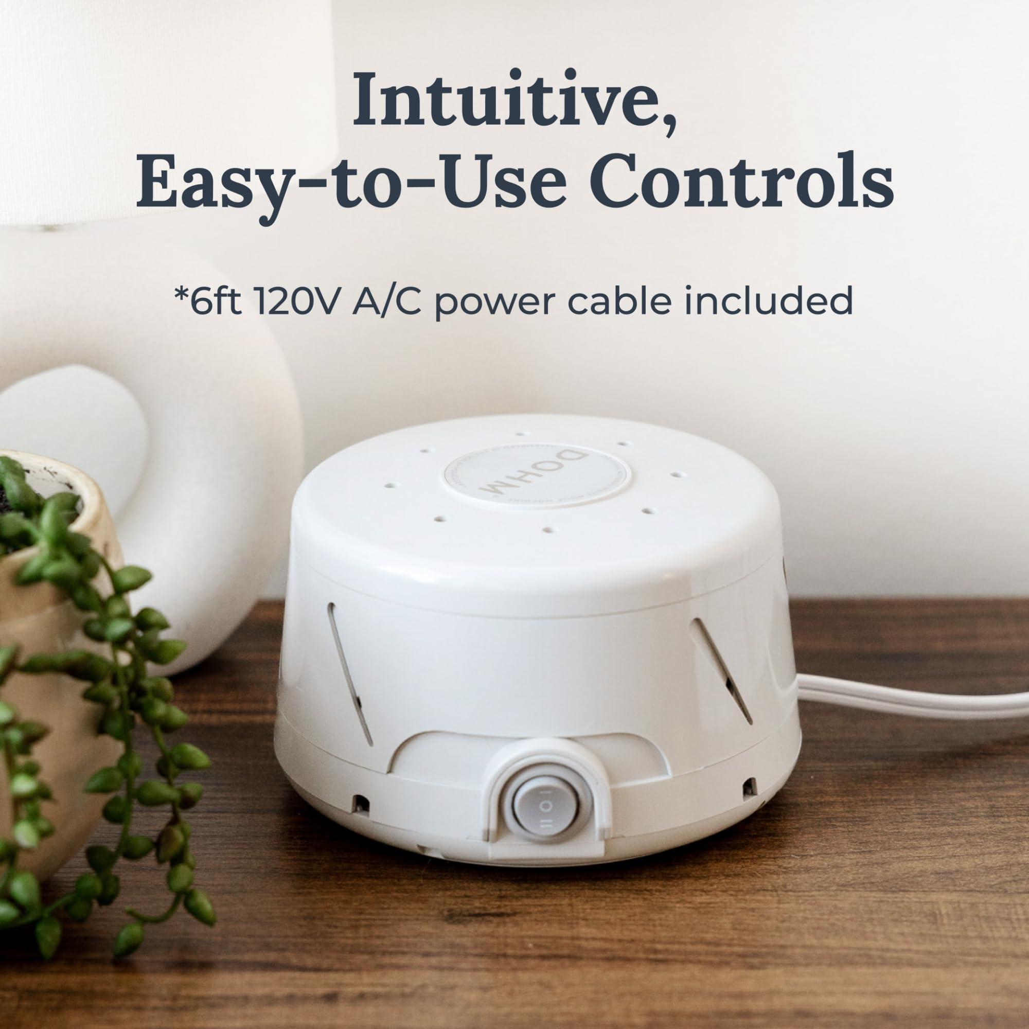 Marpac YOGASLEEP Dohm Classic + Travel Case Bundle, White, 1 Count, (BND1029)