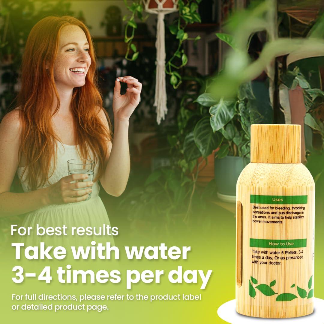 Bestmade Naturalproducts.com Fistula in Ano BM133 Pellets - Natural Remedy Discharge in Anus - Helps Normalize Bowel Movements & Relieve Throbbing Pains Drink with Water