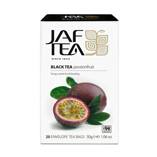 JAF TEA JAF TEA - Passion Fruit Black Tea - 6 Boxes, 120 Tea Bags (20 each), Hot or Iced Tea