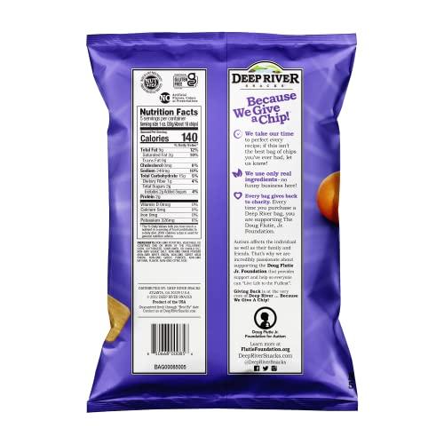 Deep River Snacks Deep River Snacks Sweet Maui Onion Kettle Cooked Potato Chips, 5 Ounce (Pack of 12)