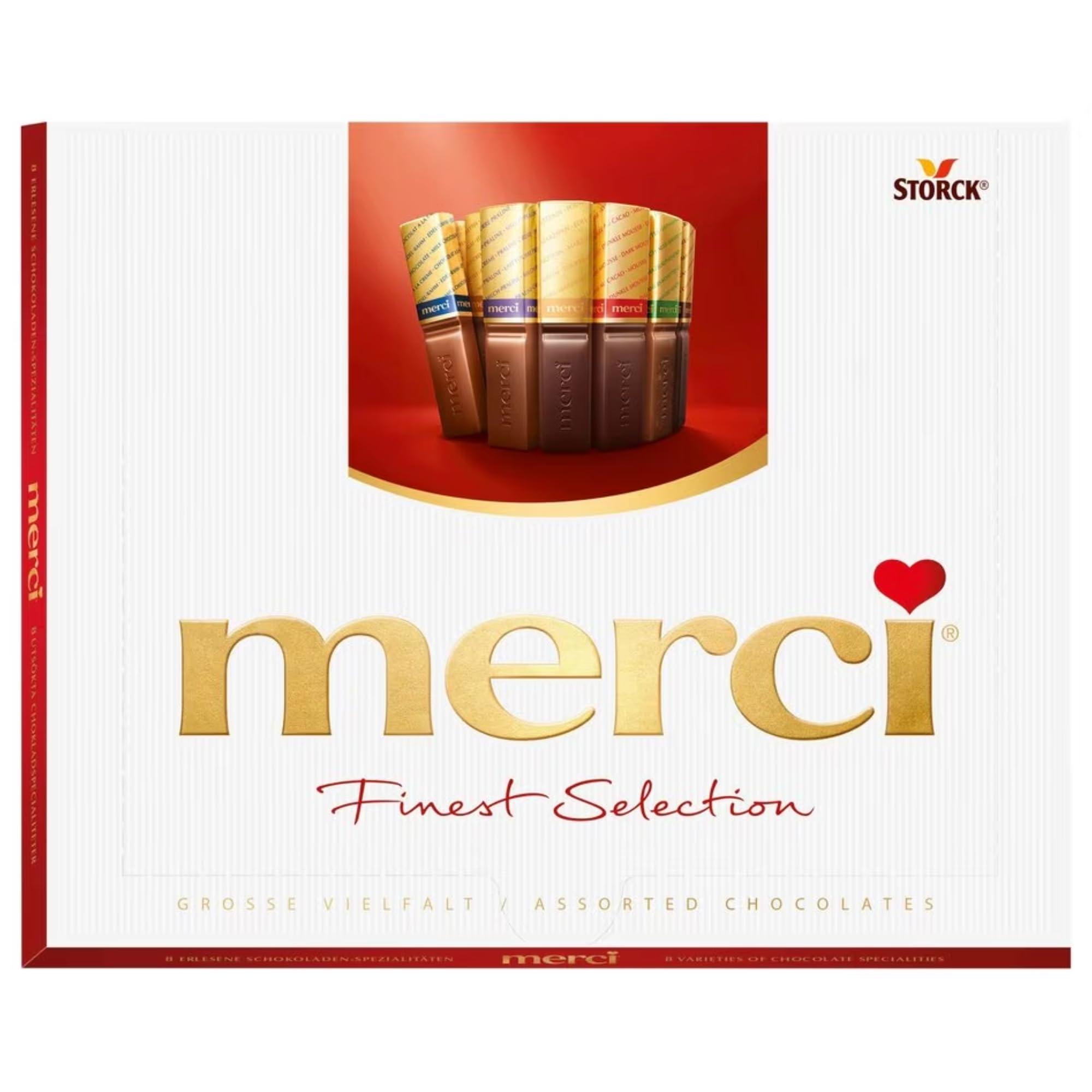Storck Merci Assorted Chocolate Finest Selection 8 Flavors