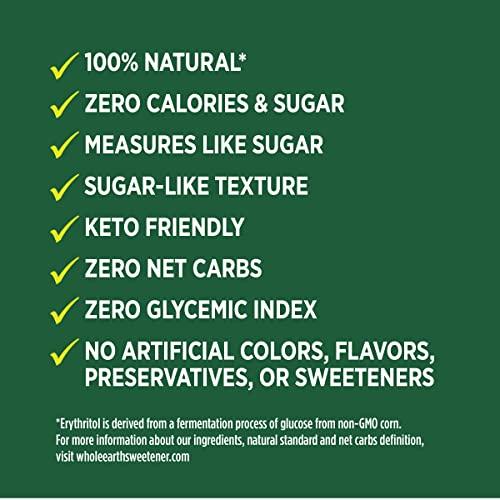 Whole Earth Whole Earth Plant-Based Sugar Alternative, Erythritol & Monk Fruit, 9.8oz Jar