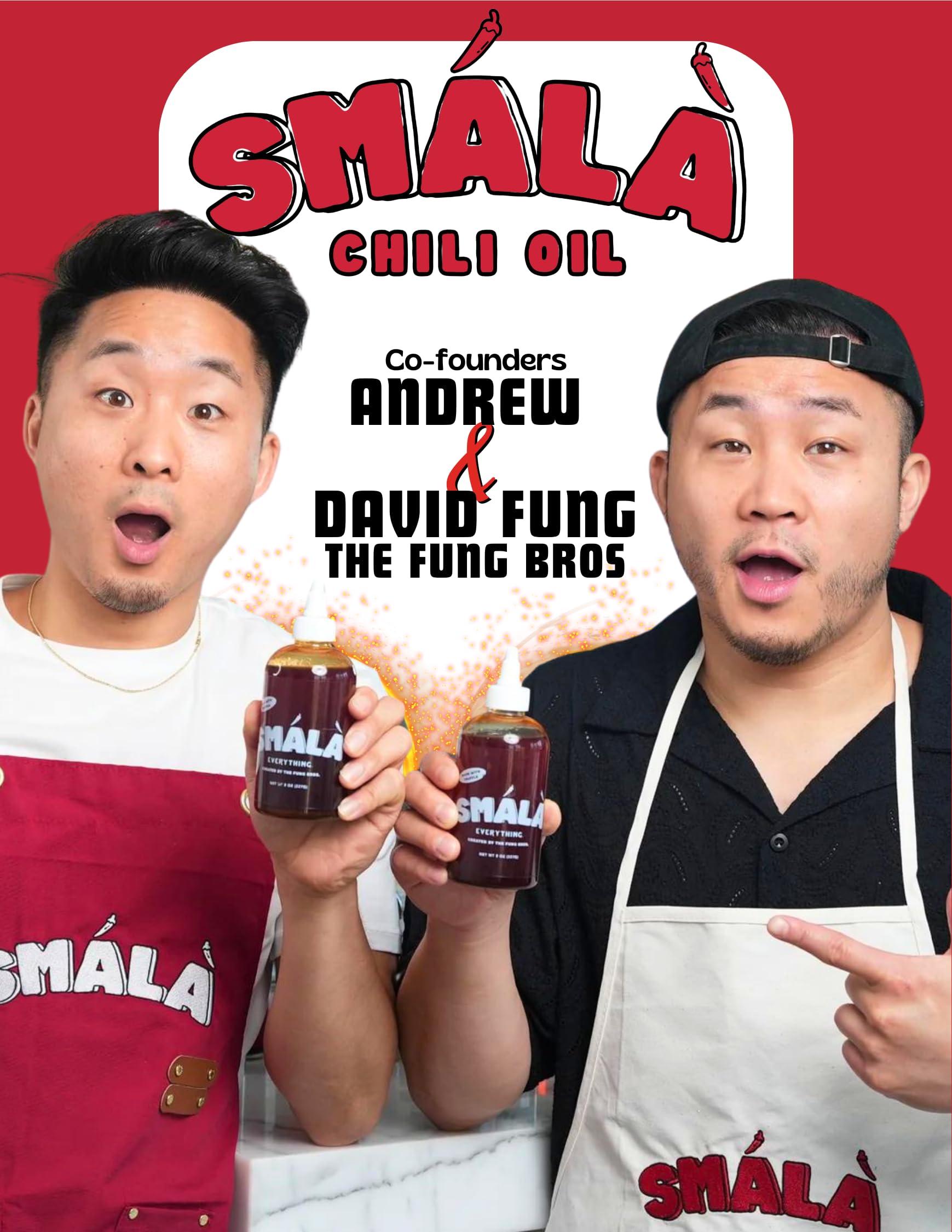 Smala Sauce Smala Chili Oil Sauce - Tingly, Spicy, Savory, Umami - Perfect For Pizza, Meat, Veggies, Ramen, Noodles, Dumplings - Garlic, Onion, Sichuan Pepper - Made In USA - Vegan, Gluten Free (6 oz - 1 Pack)