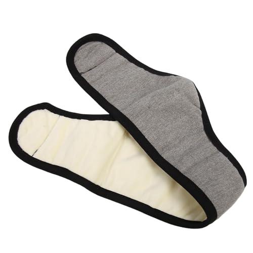 Agatige Soundproof Sleep Earmuff Headband, Sleeping Noise Cancelling Ear Wrap Ear Muffs Winter Women Sleep Mask for Men Women (Grey)