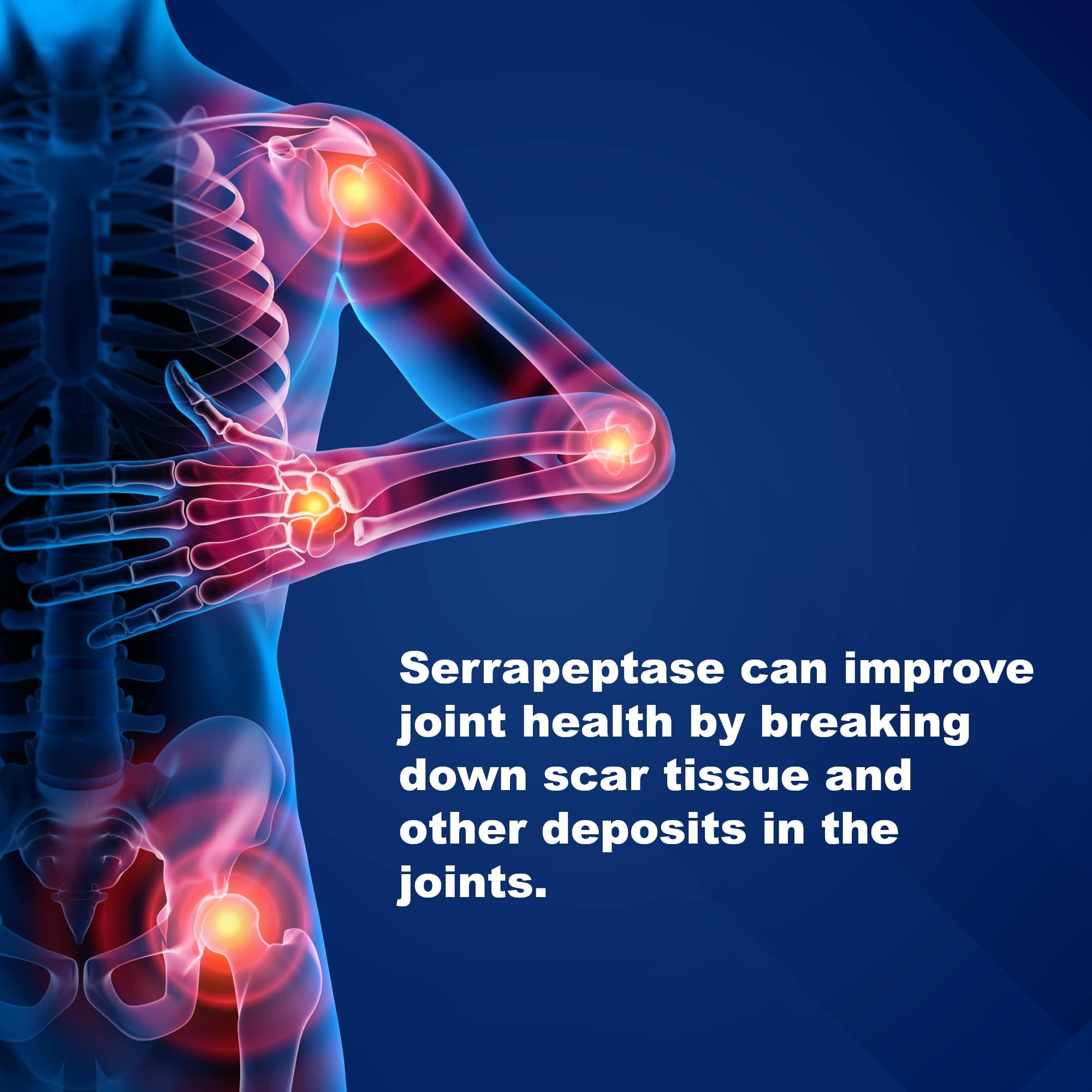 LifeLink LifeLink Cardiopeptase (Serrapeptase) | 5 mg x 100 Enteric Coated Tablets | Proteolytic Enzyme | Joint and Cardiovascular Health | Gluten Free & Non-GMO | Made in The USA