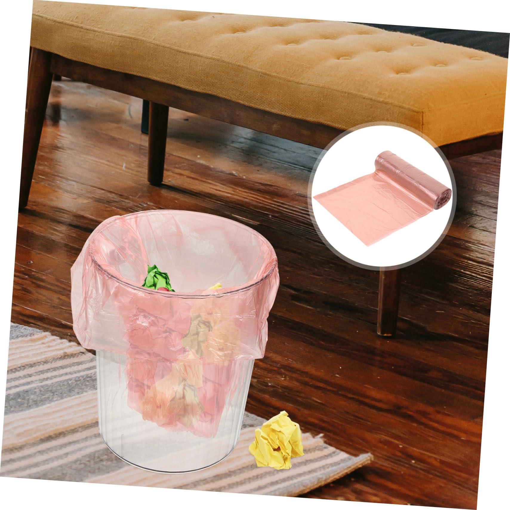 Anneome Anneome 100pcs Golden Garbage Bag Kitchen Waste Pouch Small Trash Bags Disposable Waste Bag Pet Poop Bathroom Trash Bags Living Room Bin Bags Office Liner Degradable Polyethylene