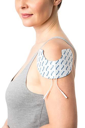 Axion Axion Adhesive Electrode Set Ideal Shape for TENS Therapy on The Neck, Back and Shoulders with 5 Electrode Pads | Reusable Self-Adhesive Electrodes for TENS Units