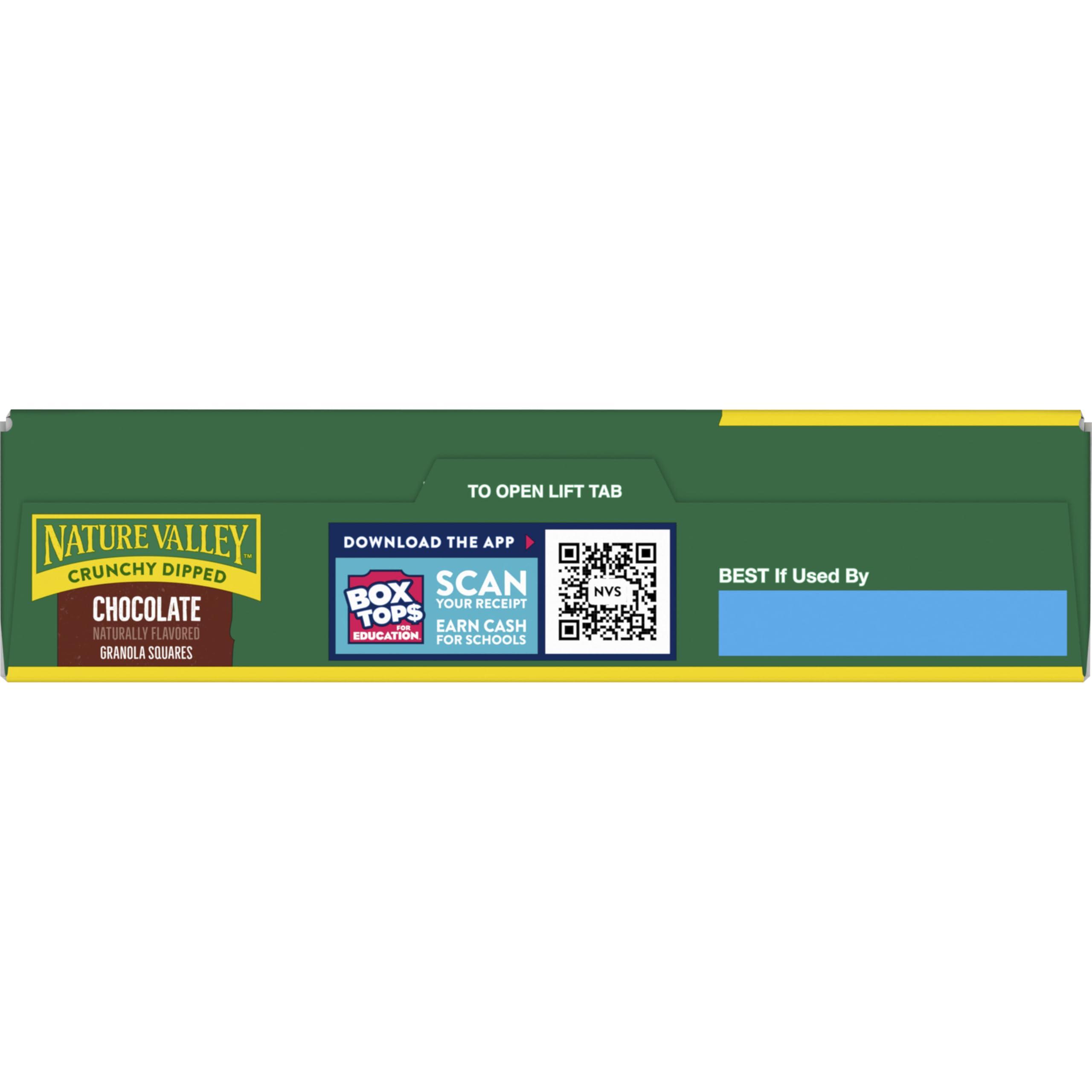 Nature Valley Nature Valley Crunchy Dipped Granola Squares, Oats and Chocolate, 6 ct, 4.68 OZ