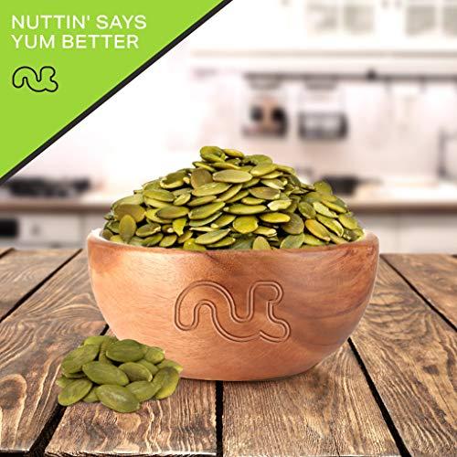 Nut Cravings NUT CRAVINGS - Raw Pumpkin Seeds Pepitas, Unsalted, Shelled, (48oz - 3 LB) Bulk Nuts Packed Fresh in Resealable Bag - Kosher Healthy Snack, Natural Keto Vegan - Ideal for Trail Mixed Nuts