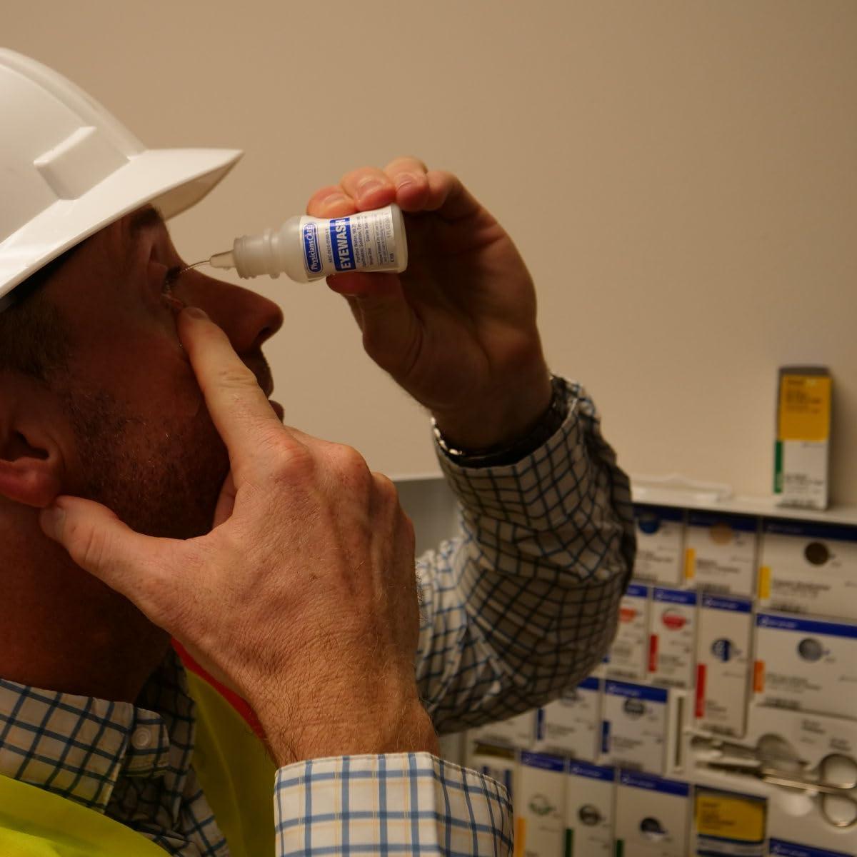 First Aid Only PhysiciansCare Eye Wash Solution, Sterile Isotonic Buffered Solution for Flushing & Irrigating Eyes, 1-oz Bottle