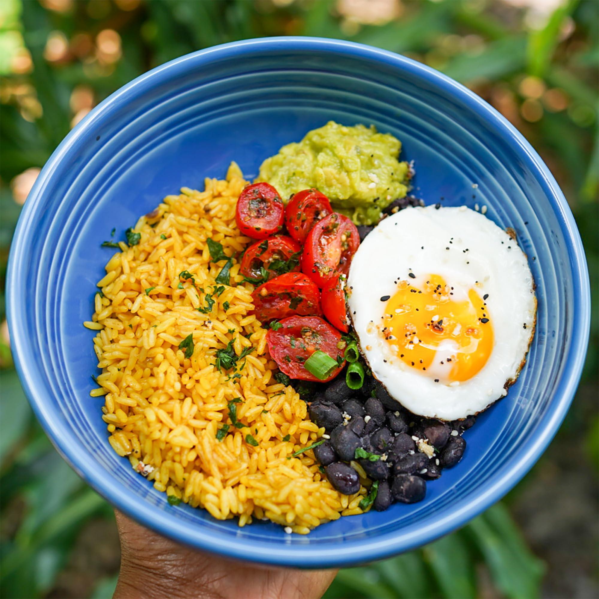 A Dozen Cousins Meals A Dozen Cousins Rice Cooked in Bone Broth Microwaveable Rice Packets | 7g Protein | Contains Collagen (Spanish Yellow Rice, 6 Pack)